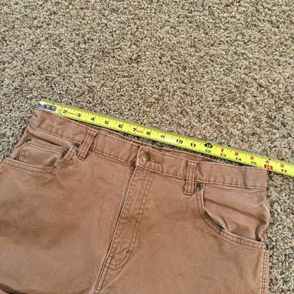 Dickies Carpenter Painter Workwear Utility Pocket Tan Pants Paint Splatter Wear - Picture 7 of 8